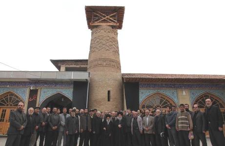 افتتاح بخش مرمت شده مسجد جامع گرگان