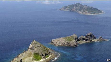 جزاير مورد مناقشه چين و ژاپن