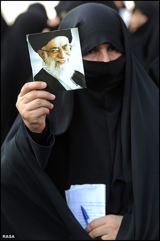 تجمع دفاع از حجاب و عفاف در تهران