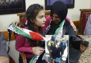 کوچکترین دختر اسیر فلسطینی