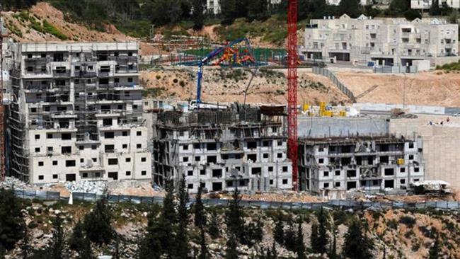 نمایی از روند ساخت و ساز اسرائیل در شهرک غیرقانونی نیو یاکوف 