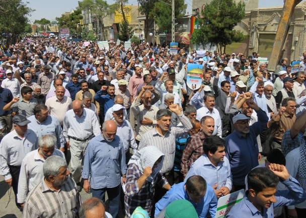 راهپیمایی روز قدس استان سمنان