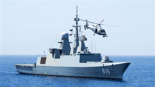  یک ناوشکن نیروی دریایی عربستان سعودی