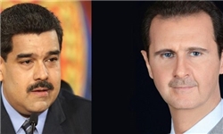 بشار اسد و نیکولاس مادورو رییس جمهور ونزوئلا