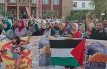 راهپیمایی ضد صهیونیستی در مراکش
