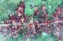 تخریب محل سکونت مسلمانان روهینگیا در میانمار