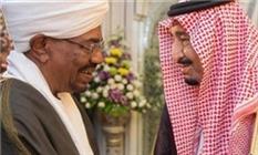 سلمان بن عبدالعزیز شاه سعودی و عمرالبشیر رییس جمهور سودان