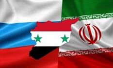 پرچم ایران سوریه روسیه