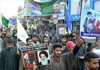تظاهرات مردم کشمیر در حمایت از قدس و فلسطین