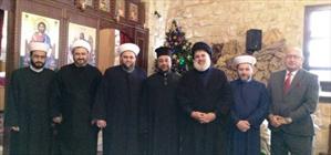 دیدار روحانیان شیعه و سنی با رهبران مسیحیان لبنان