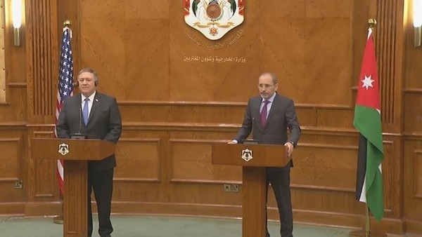 پمپئو 
وزیر خارجه جدید آمریکا در در اردن
