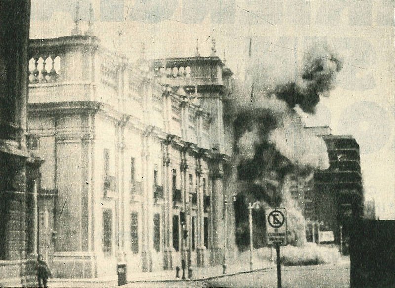 بمباران کاخ ریاست جمهوری سالوادور آلنده