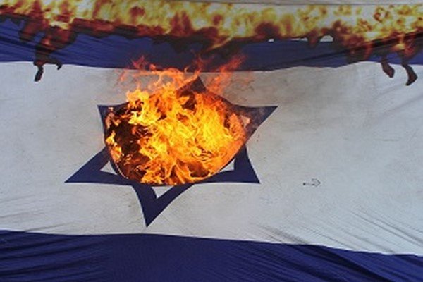 سوزاندن پرچم رژیم صهیونیستی