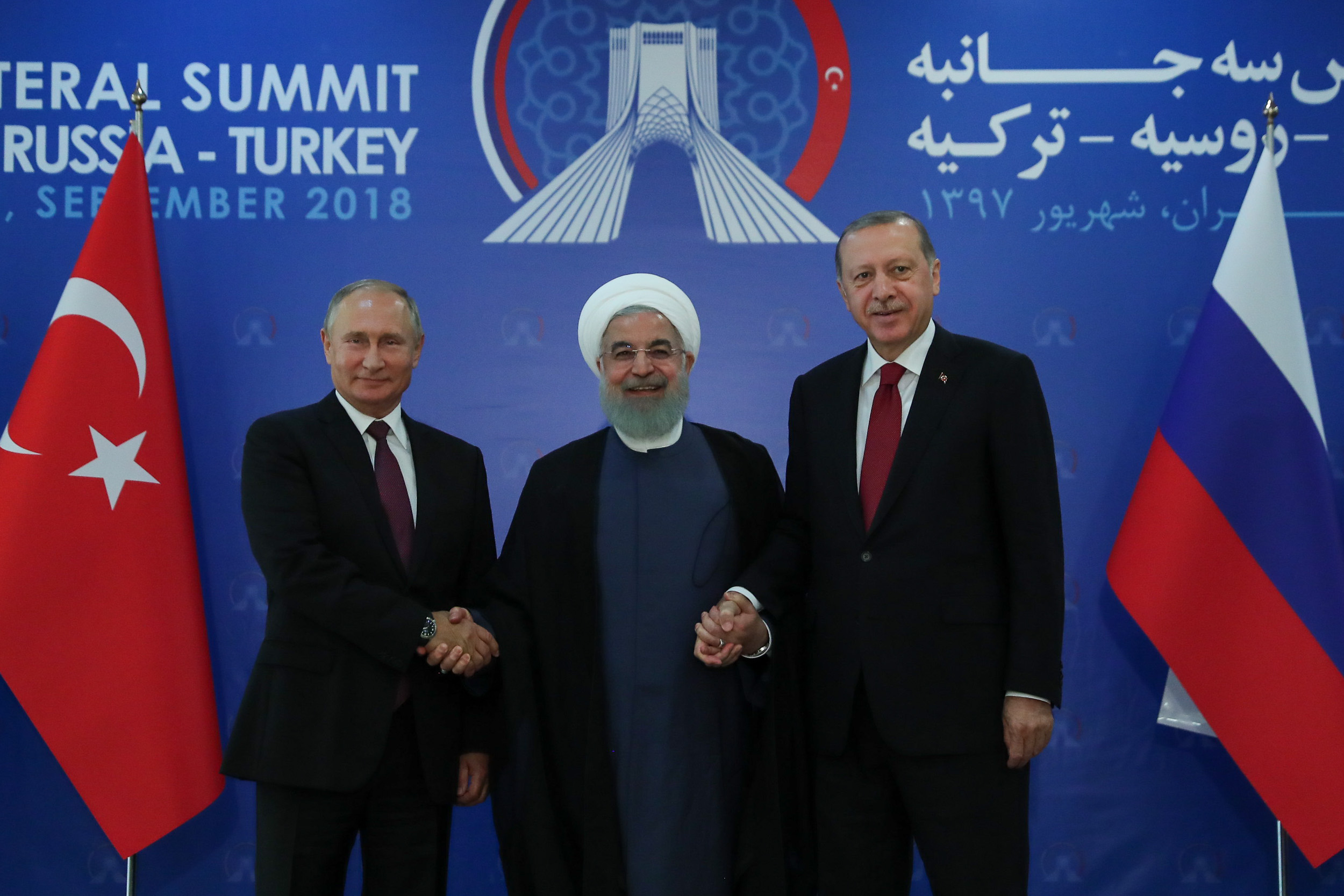روحانی و پوتین و اردوغان