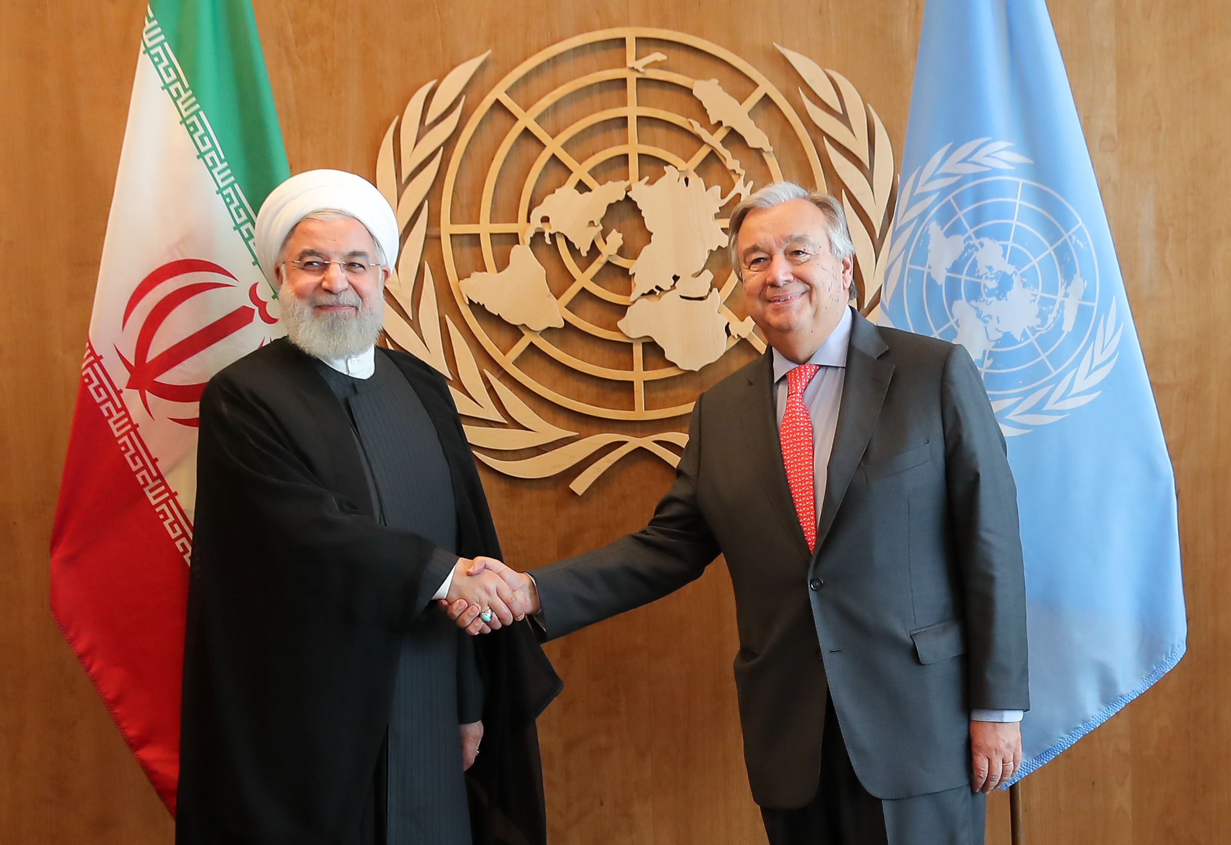 روحانی در دیدار دبیرکل سازمان ملل متحد
