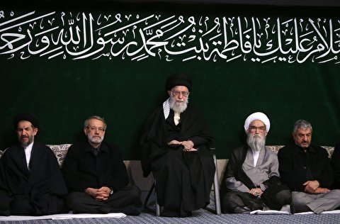 مراسم عزاداری شب شهادت حضرت فاطمه زهرا برگزار شد