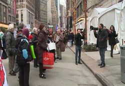تظاهرات در نیویورک علیه جنگ عربستان در یمن