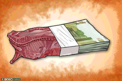 یک بسته پول، یک ذره گوشت!