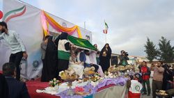 مراسم جشن عقدجوانان شیعه و سنی در منطقه سیل زده
