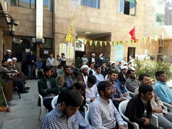 مراسم جشن سرداران کربلا در مدرسه علمیه امام رضا برگزار شد + فیلم