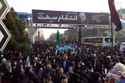 حضور میلیونی مردم مشهد در استقبال از حاج قاسم و همرزمانش