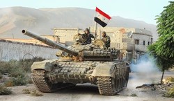 انهدام مواضع تروریست ها در پیشروی چشمگیر نیروهای سوری در ادلب