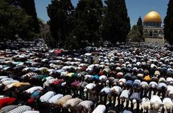 مشارکت 40 هزار نفر در نماز جمعه این هفته مسجد الاقصی