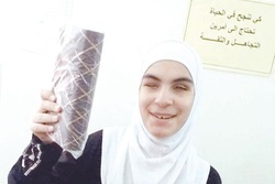 دختر نابینای اردنی حافظ قرآن شد