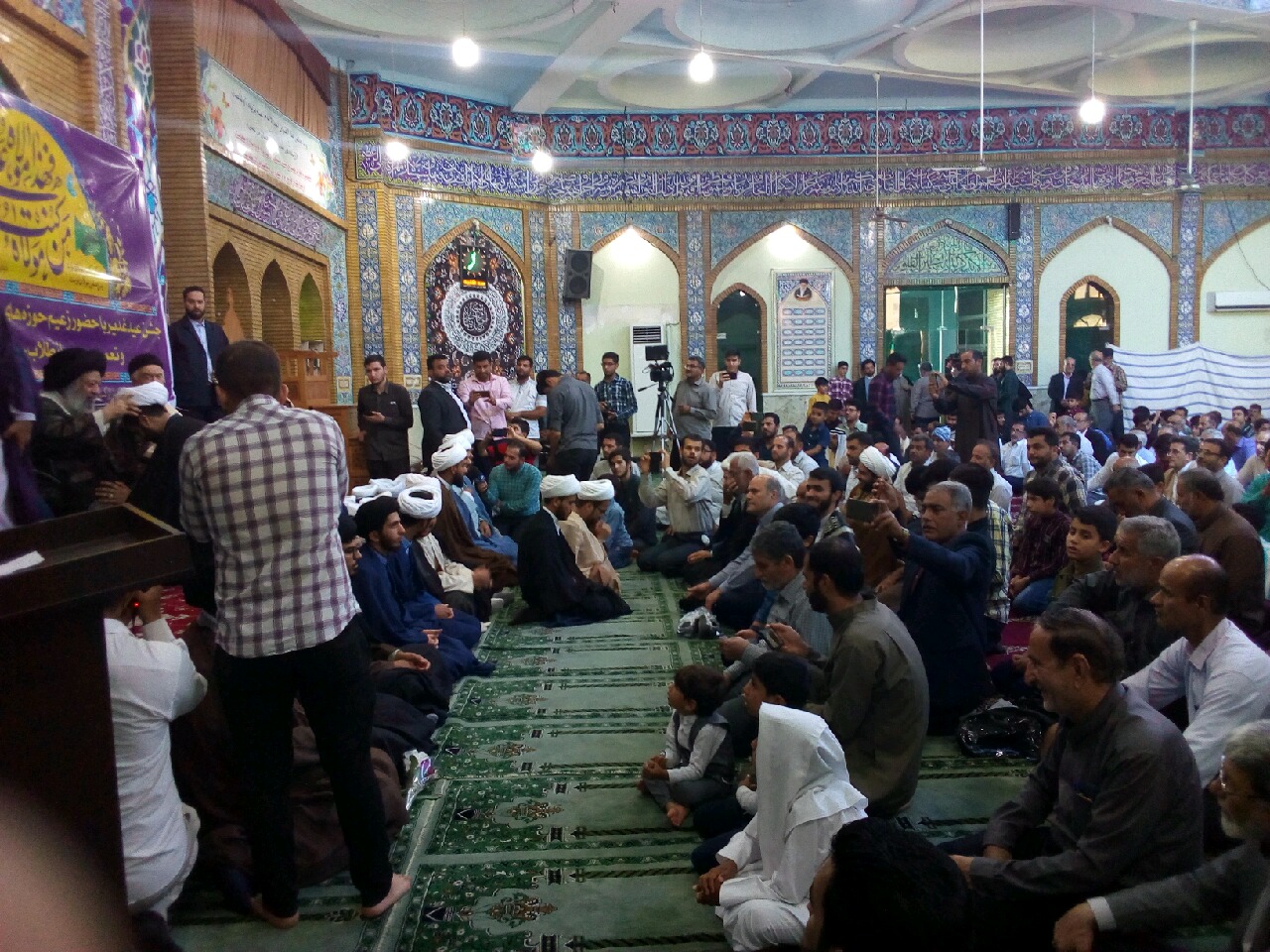 پ/عمامه گذاری ۲۲ طلبه خوزستانی در مسجد اعظم اهواز