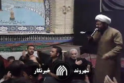 مرثیه‌سرایی مبلغ جهادی در سوگ شهیدان کربلا