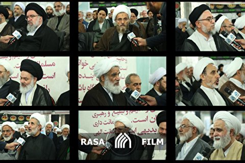 گفتگوی رسا با علما و شخصیتها در حاشیه آیین آغاز سال تحصیلی