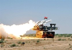 پدافند هوایی سوریه موشک‌های رژیم صهیونیستی را بر فراز دمشق سرنگون کرد