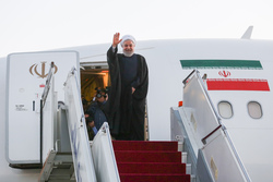 رییس جمهور تهران را به مقصد ارمنستان ترک کرد