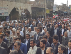 راهپیمایی مردم دزفول در محکومیت اغتشاشات اخیر