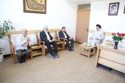 مسؤولان دفتر کتائب حزب الله عراق در قم با مدیر جامعه الزهرا دیدار کردند