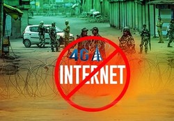ممانعت هند از حل مشکل قطعی اینترنت مردم کشمیر