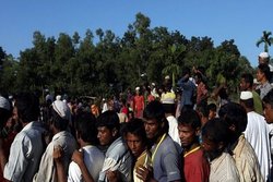 تظاهرات مسلمانان «روهینگیا» در سومین سالگرد نسل کشی «راخین»