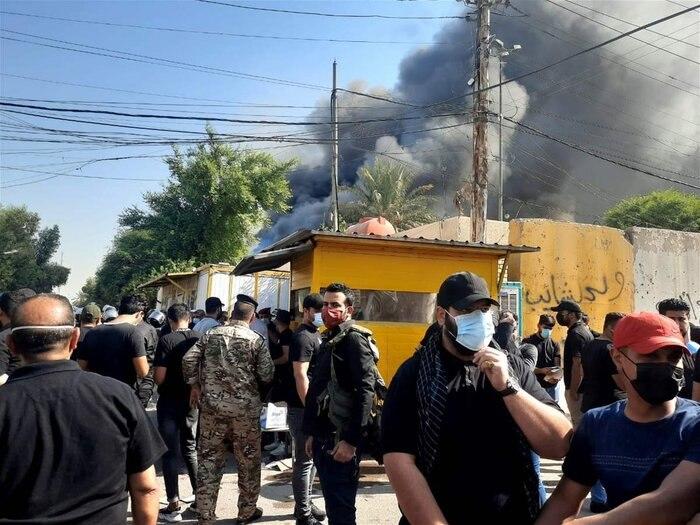 حوادث مقر حزب دموکرات کردستان عراق