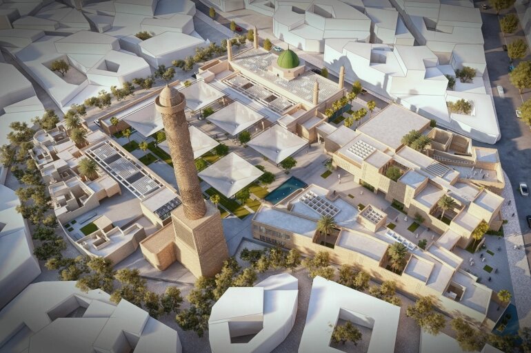 مسجد تاریخی موصل بازسازی می‌شود