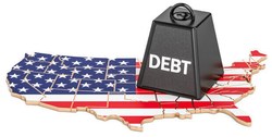 بدهی دولت آمریکا به علت استقراض بالا در دوره همه‌گیری کرونا