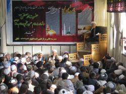 اجتماع عظیم پیروان پیامبر اکرم در مسجد مرکز فقهی ائمه اطهار کابل برگزار شد