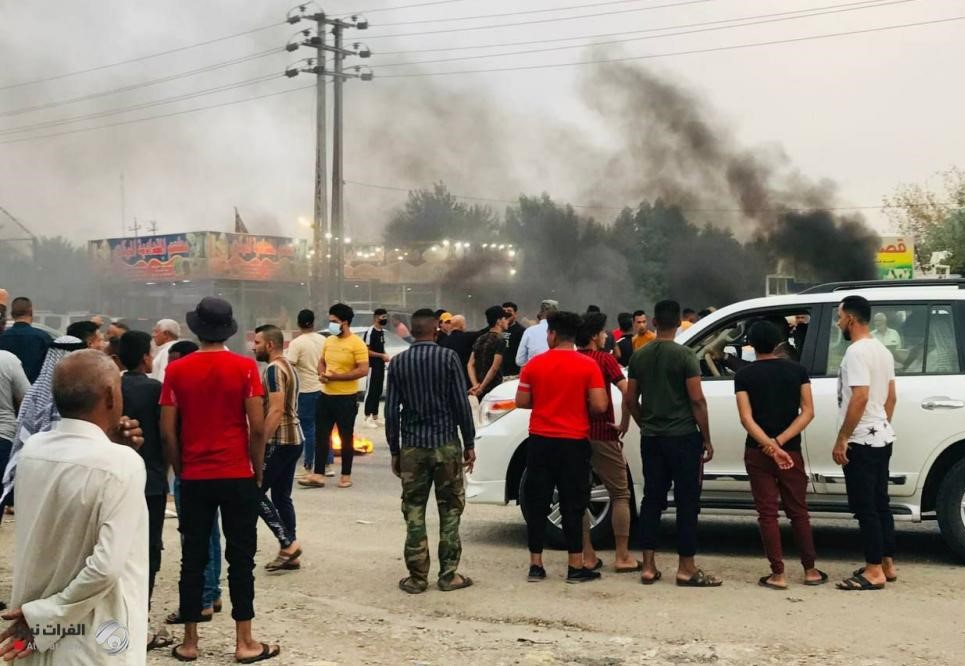 معترضان به نتایج انتخابات عراق راه های اصلی دیاله را بستند+ تصاویر