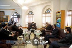 دیدار مدیر عامل و مدیران خبرگزاری رسا با رئیس مرکز فقهی ائمه اطهار