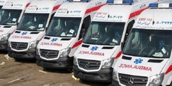 سرویس دهی 31 دستگاه آمبولانس به همراه پیشتیبانی دو بالگرد به زائرین اربعین