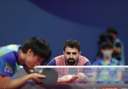 ناداوری در جریان دیدار با هنگ‌کنگ در مسابقات تنیس روی میز قهرمانی جهان