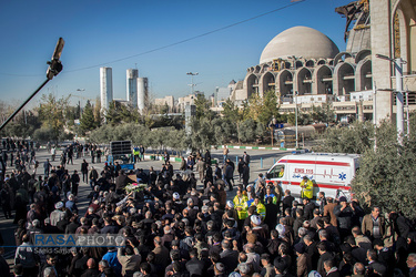 مراسم تشییع پیکر مرحوم آیت الله هاشمی شاهرودی در تهران