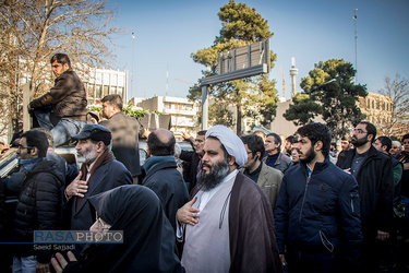 مراسم تشییع پیکر مرحوم آیت الله هاشمی شاهرودی در تهران