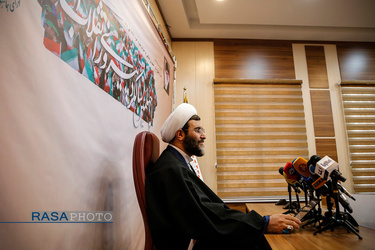 نشست خبری حجت الاسلام کاویانی، دبیر کارگروه شهدا و ایثارگران ستاد بزرگداشت چهلمین سالگرد پیروزی انقلاب اسلامی