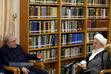 دیدار نمکی وزیر بهداشت با حضرت آیت الله مکارم شیرازی