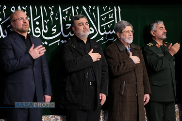 دومین شب عزاداری فاطمیه ۱۴۴۰ در حسینیه امام خمینی با حضور رهبر انقلاب